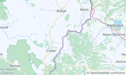 Carte de Korçë