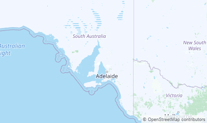 Carte de Australie du Sud