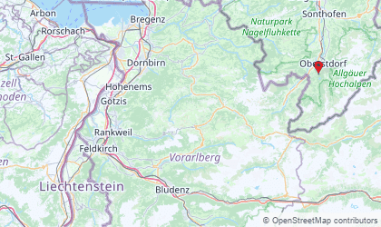 Carte de Vorarlberg