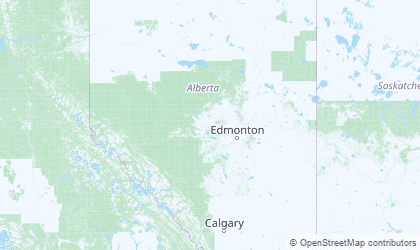 Carte de Alberta