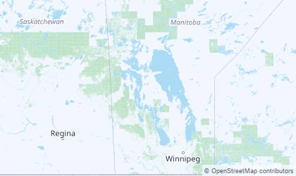 Carte de Manitoba