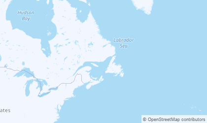 Carte de Terre-Neuve-et-Labrador