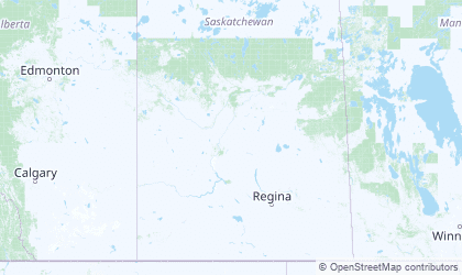 Carte de Saskatchewan