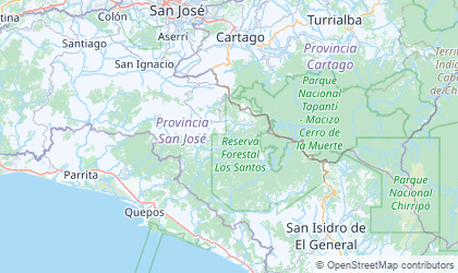Carte de San José
