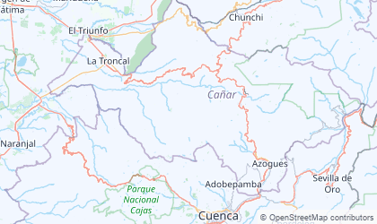 Carte de Cañar