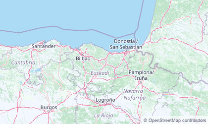 Carte de Pays basque