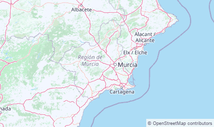 Carte de Murcie