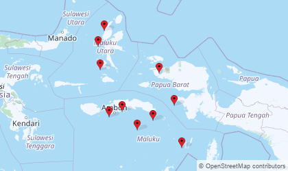 Carte de Moluques