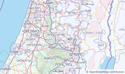 Carte de Jérusalem