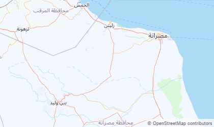 Carte de Misratah