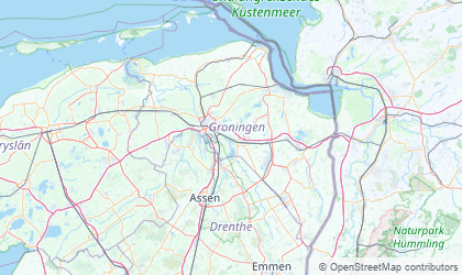 Carte de Groningue