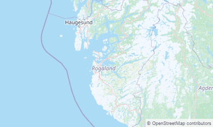 Carte de Rogaland