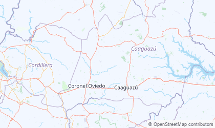 Carte de Caaguazú