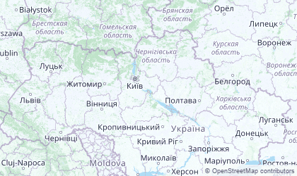 Carte de Ukraine Central