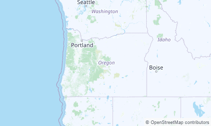 Carte de Oregon
