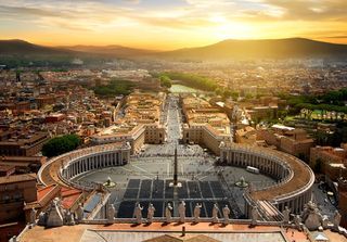 Le Vatican au centre de Rome
