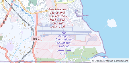 Djibouti-Ambouli Airport sur la carte