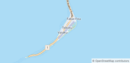Funafuti International Airport sur la carte