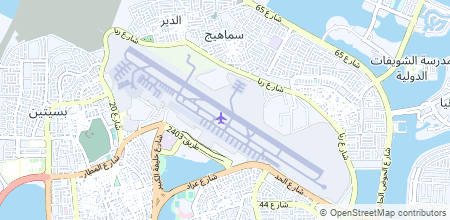 Bahrain International Airport sur la carte