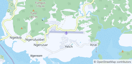 Babelthuap Airport sur la carte