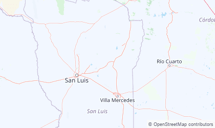 Carte de San Luis