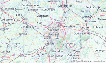 Carte de Bruxelles