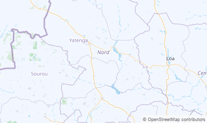 Carte de Burkina Faso Nord