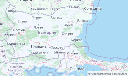 Carte de Sud-Est / Burgas