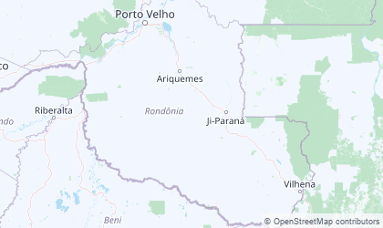 Carte de Rondônia