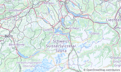 Carte de Suisse centrale