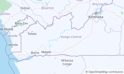 Carte de Bas-Congo