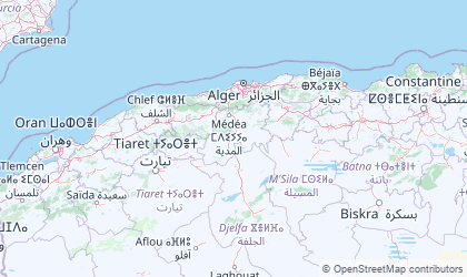 Carte de Alger