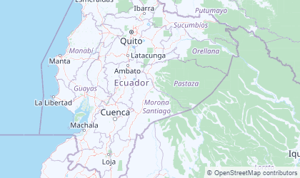 Carte de Équateur Est