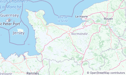 Carte de Basse-Normandie