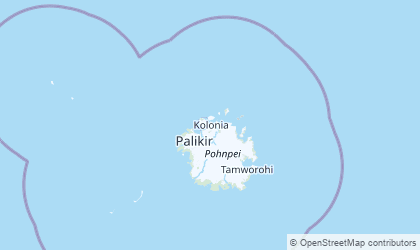 Carte de Pohnpei