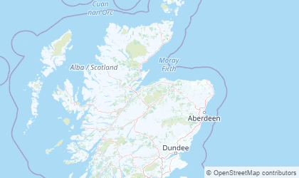 Carte de Écosse
