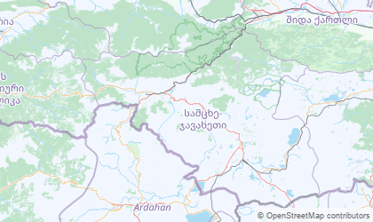 Carte de Samtskhe-Javakheti