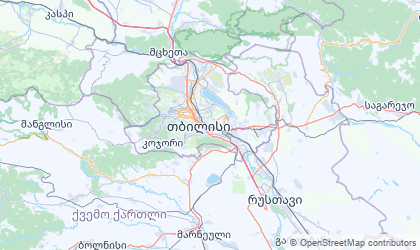 Carte de Tbilissi