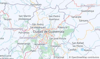Carte de Guatemala