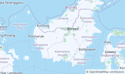 Carte de Borneo