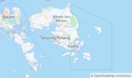 Carte de Îles Riau