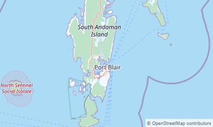 Carte de Îles Andaman et Nicobar
