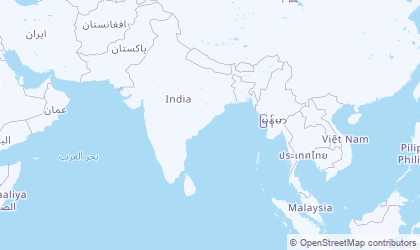 Carte de Inde Sud