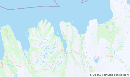 Carte de Islande Nord-est