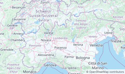 Carte de Lombardie