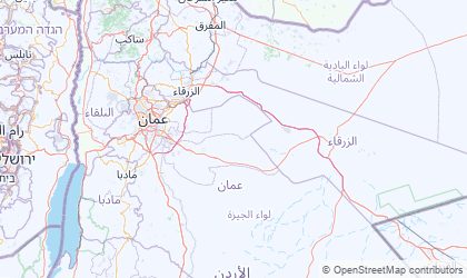 Carte de Amman