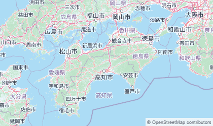 Carte de Shikoku