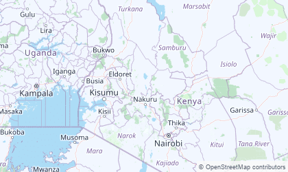 Carte de Vallée du Rift