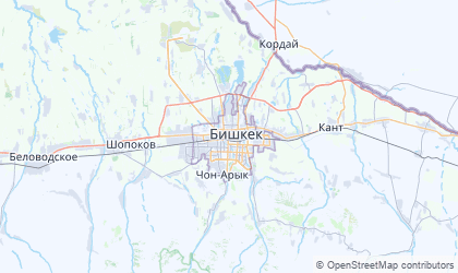 Carte de Bichkek