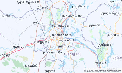Carte de Phnom Penh